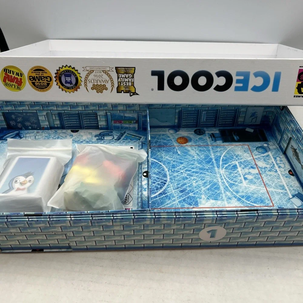 Ice Cool Family Board Game Brain Games 2016 Award Winning Penguins 100% Complete